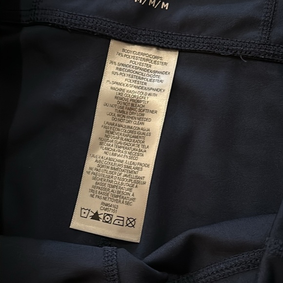 Tommy Hilfiger Sport Navy Leggings Size Medium- Workout, Yoga, Activewear - Picture 7 of 11